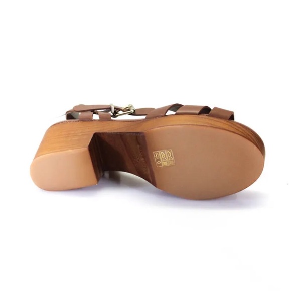 Boden brown heeled platform sandals clogs 37 - Picture 5 of 11